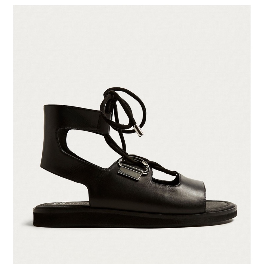 NWOT E8 by Miista Lace-Up Sandals